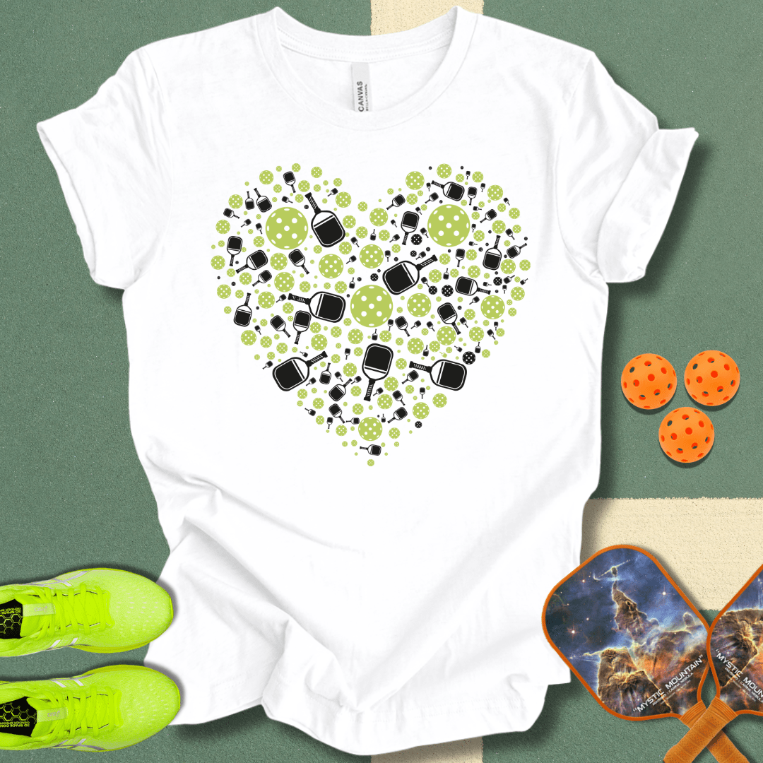 Pickleball Heart T-Shirt