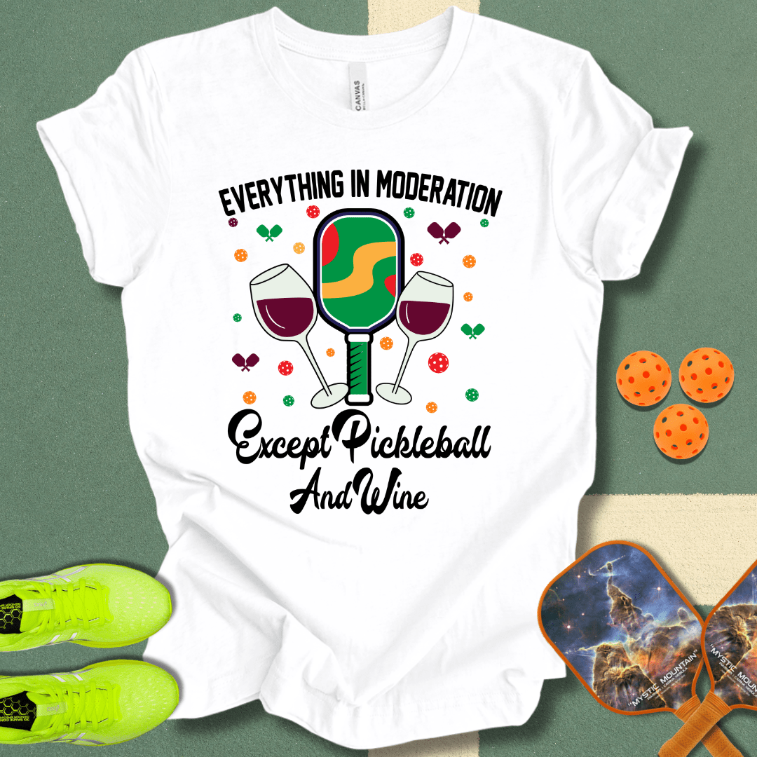 Pickleball and Wine T-Shirt