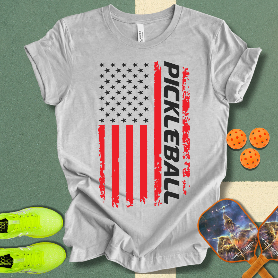 Pickleball Flag T-Shirt