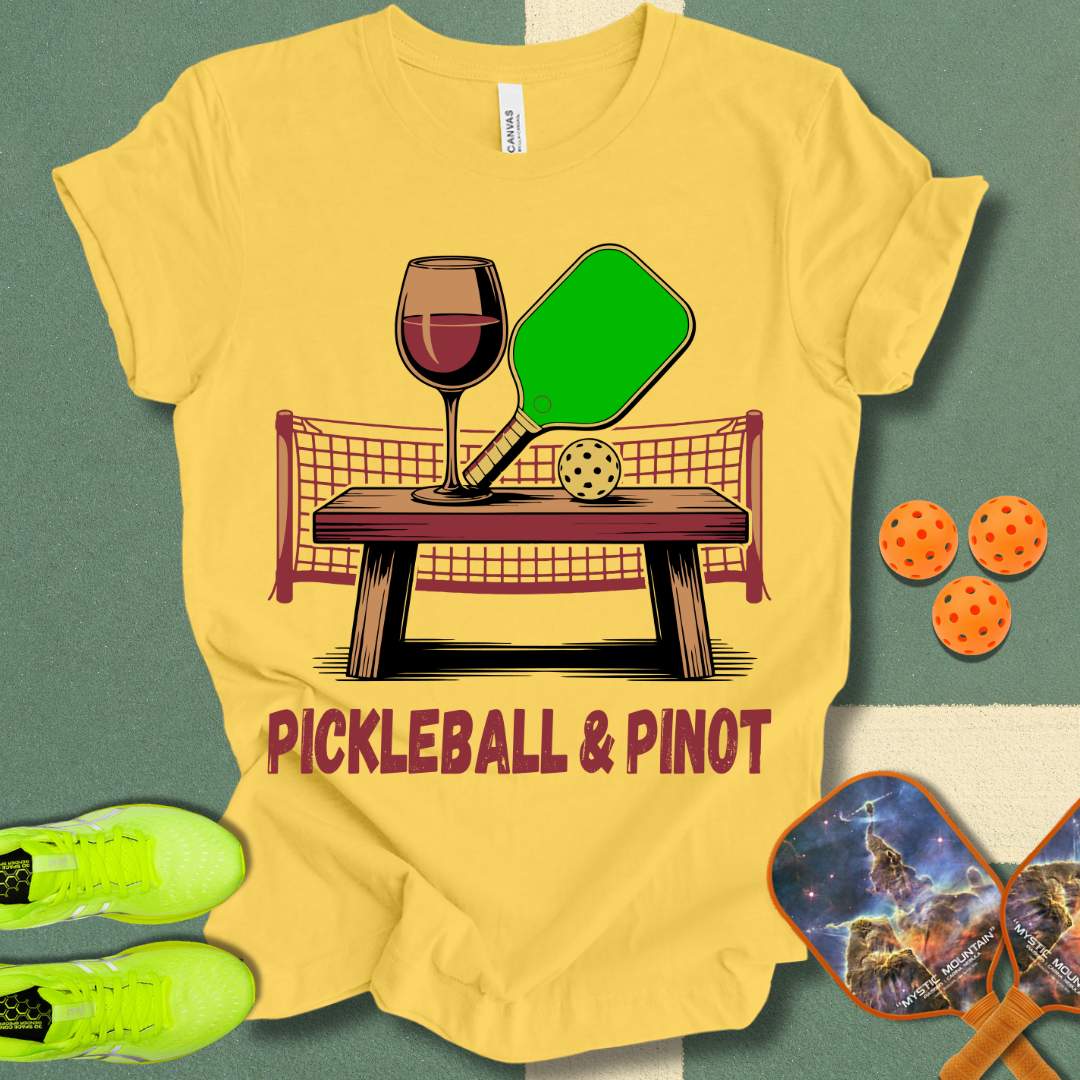 Pickleball & Pinot T-Shirt