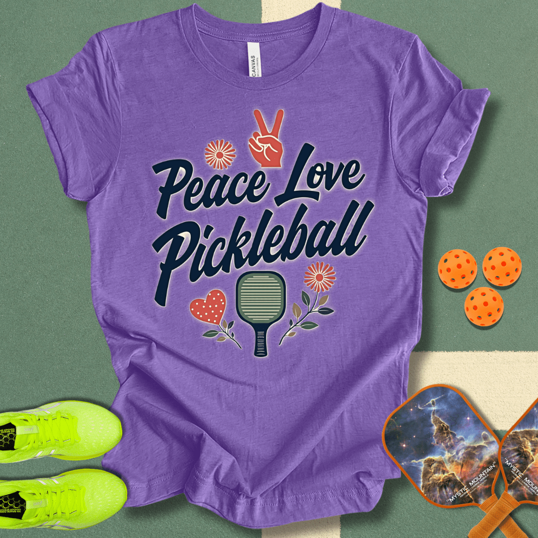 Peace Love Pickleball T-Shirt