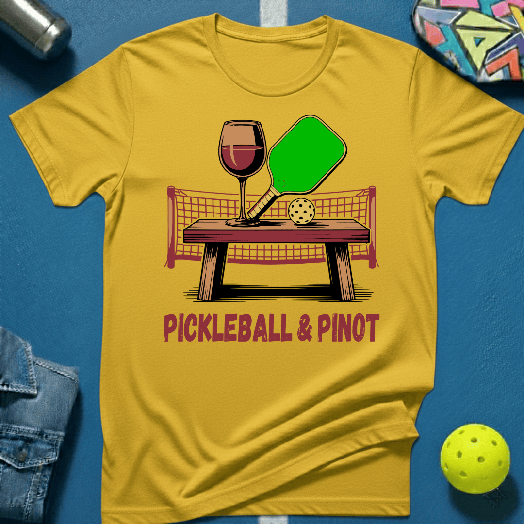 Pickleball & Pinot T-Shirt