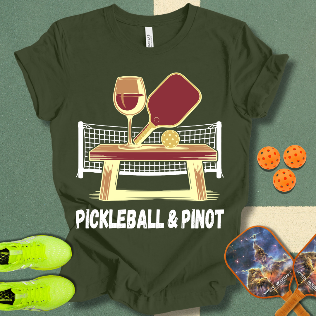 Pickleball & Pinot T-Shirt