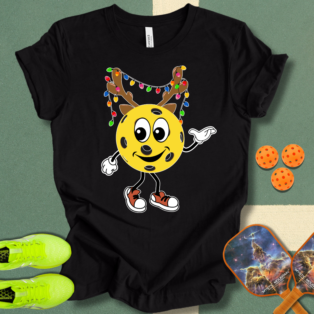 Pickleball Reindeer T-Shirt