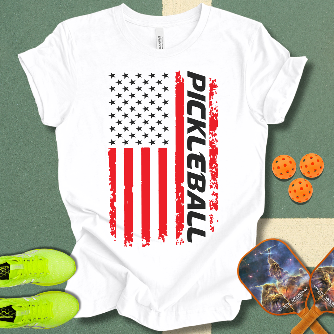 Pickleball Flag T-Shirt