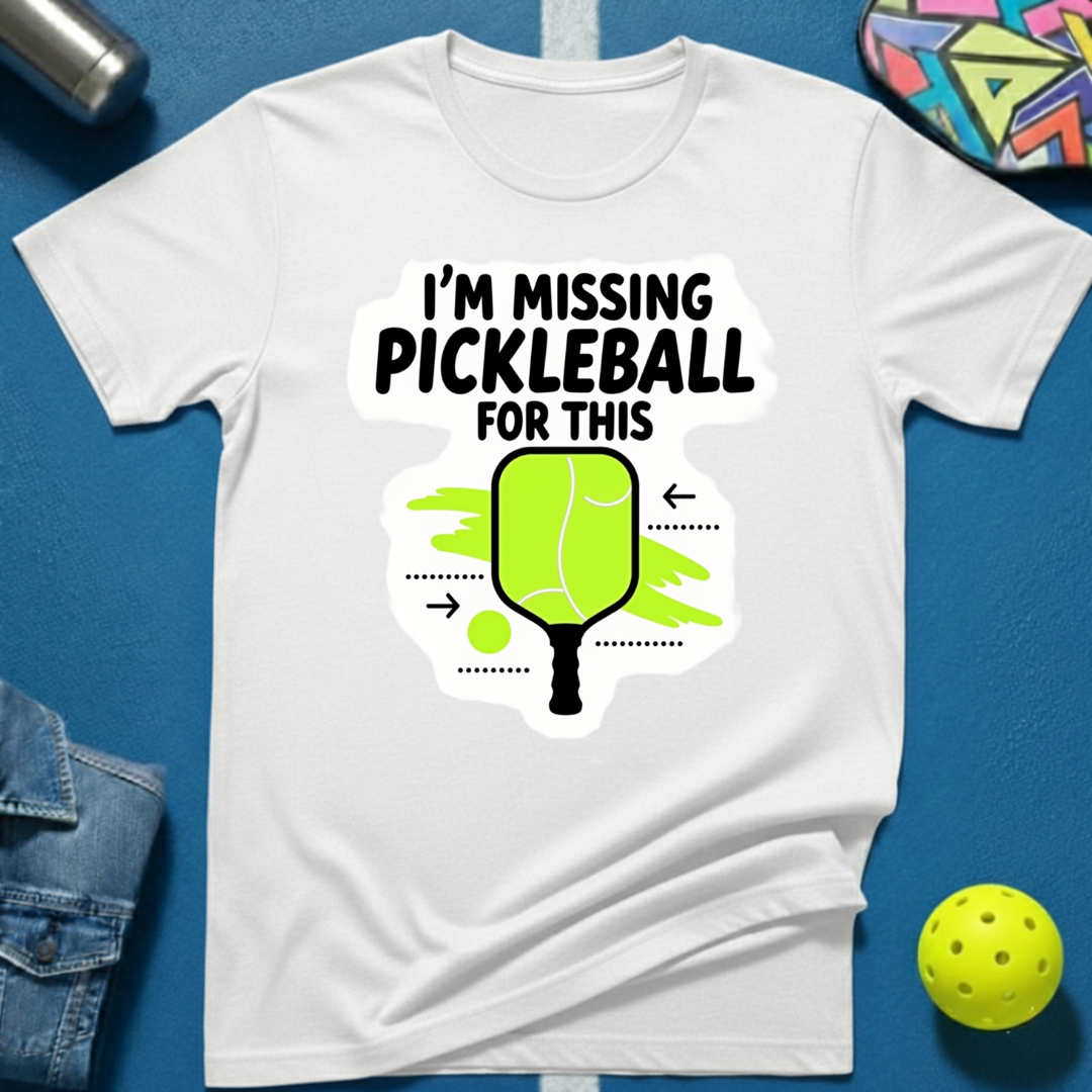 I'm Missing Pickleball For This T-Shirt