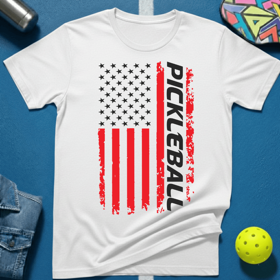 Pickleball Flag T-Shirt