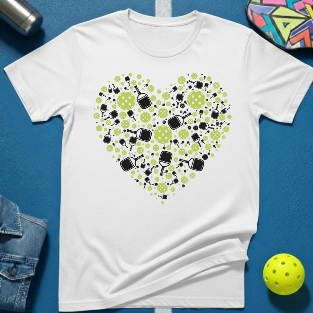 Pickleball Heart T-Shirt