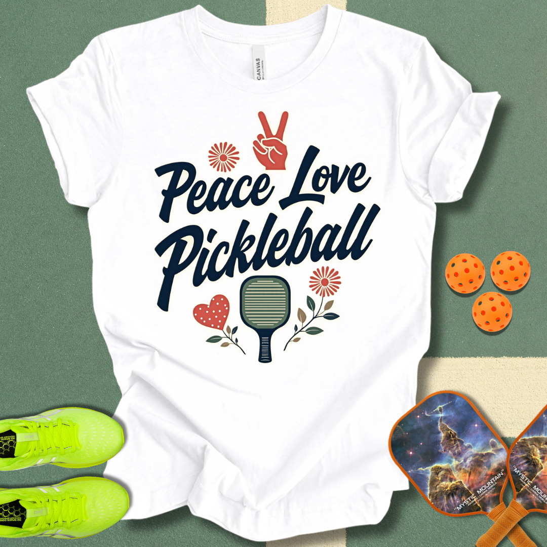 Peace Love Pickleball T-Shirt