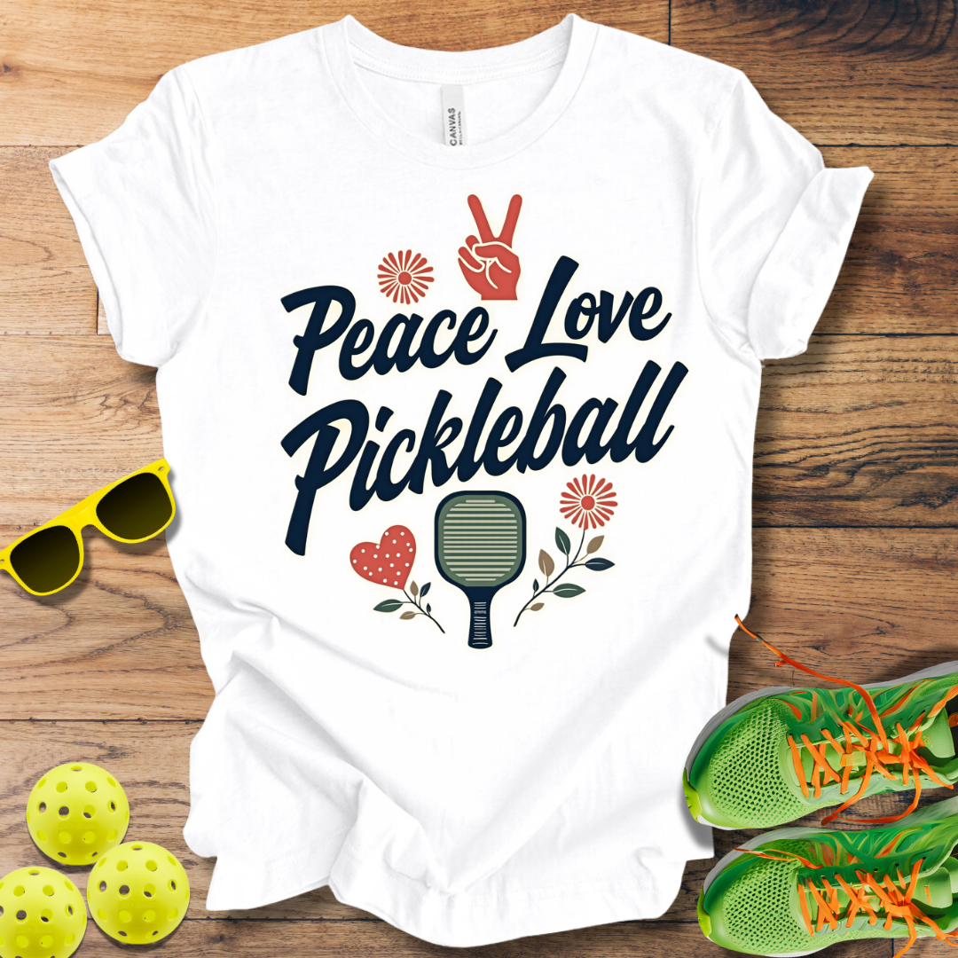 Peace Love Pickleball T-Shirt