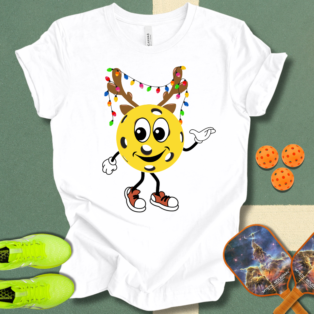 Pickleball Reindeer T-Shirt