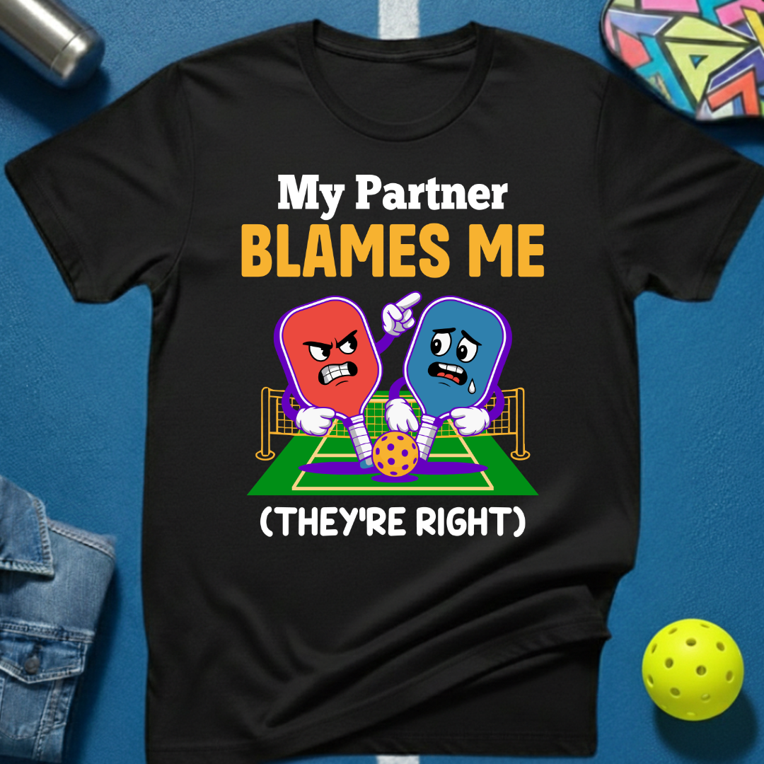 Partner Blames T-Shirt
