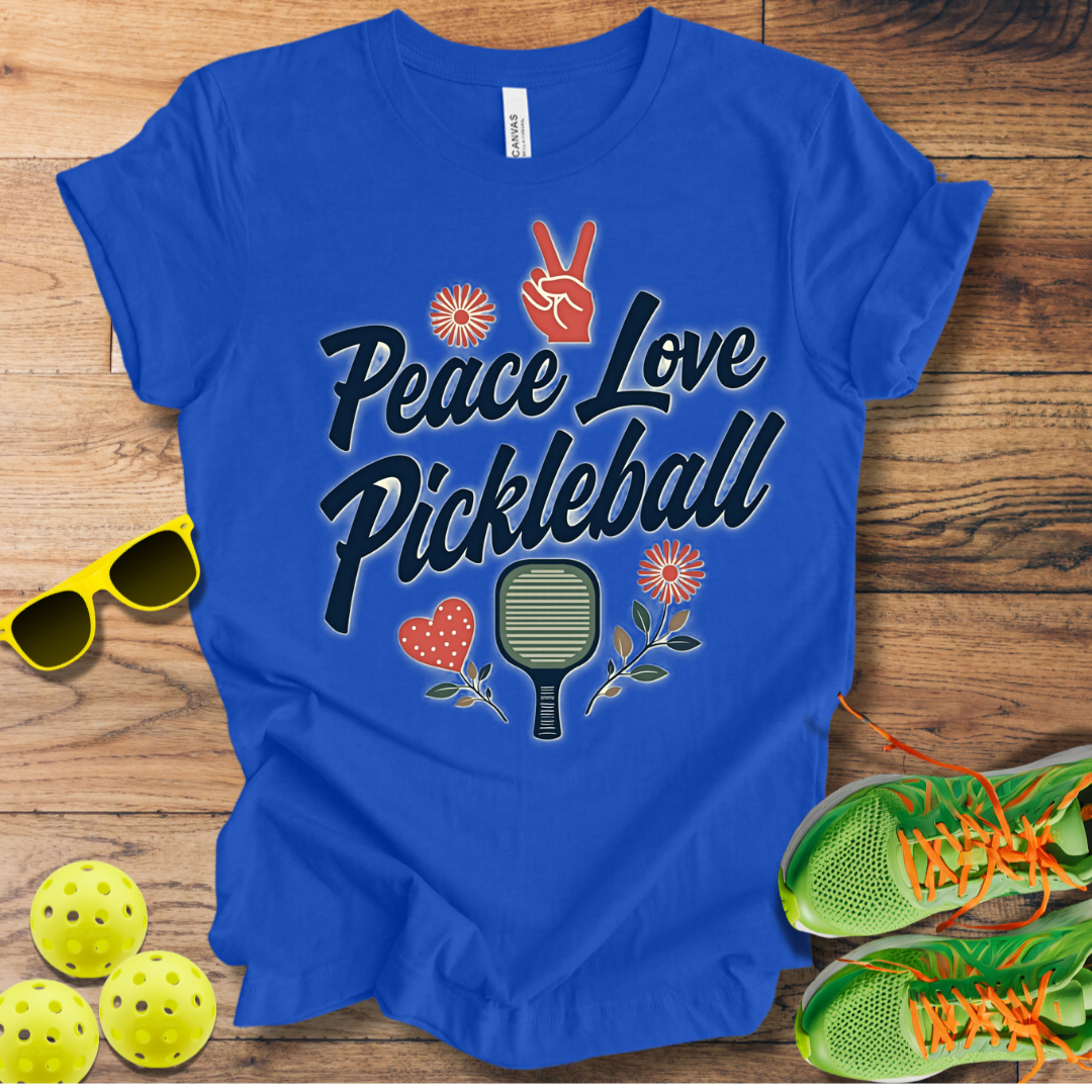 Peace Love Pickleball T-Shirt