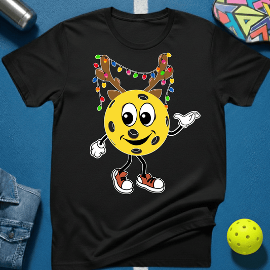 Pickleball Reindeer T-Shirt
