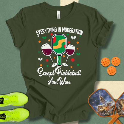Pickleball and Wine T-Shirt