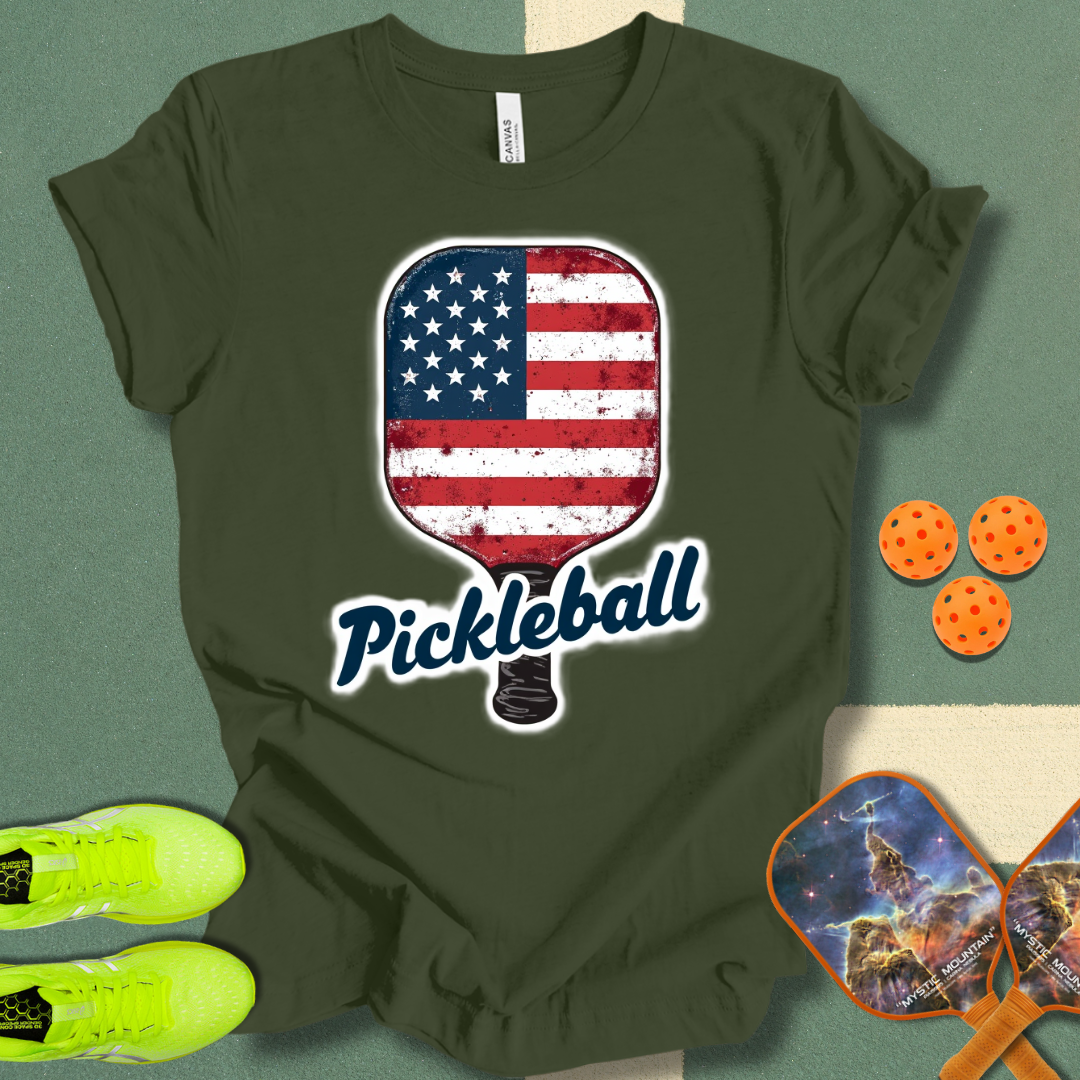 Patriotic Pickleball T-Shirt