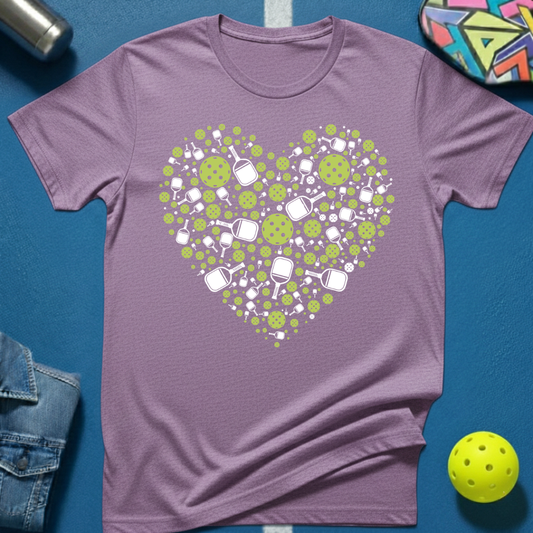 Pickleball Heart T-Shirt