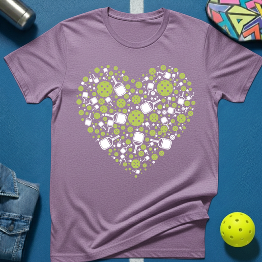 Pickleball Heart T-Shirt