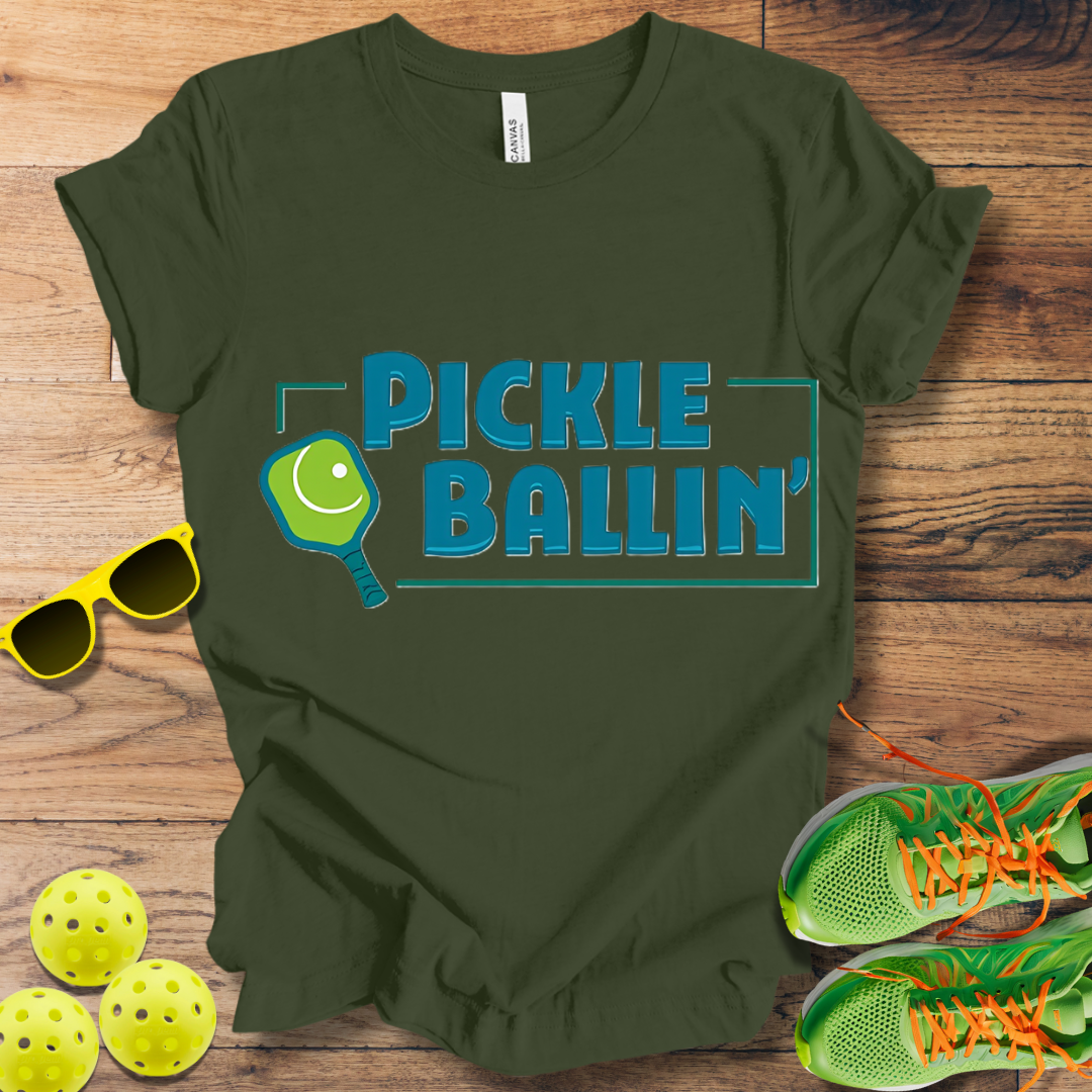 Pickle Ballin' T-Shirt