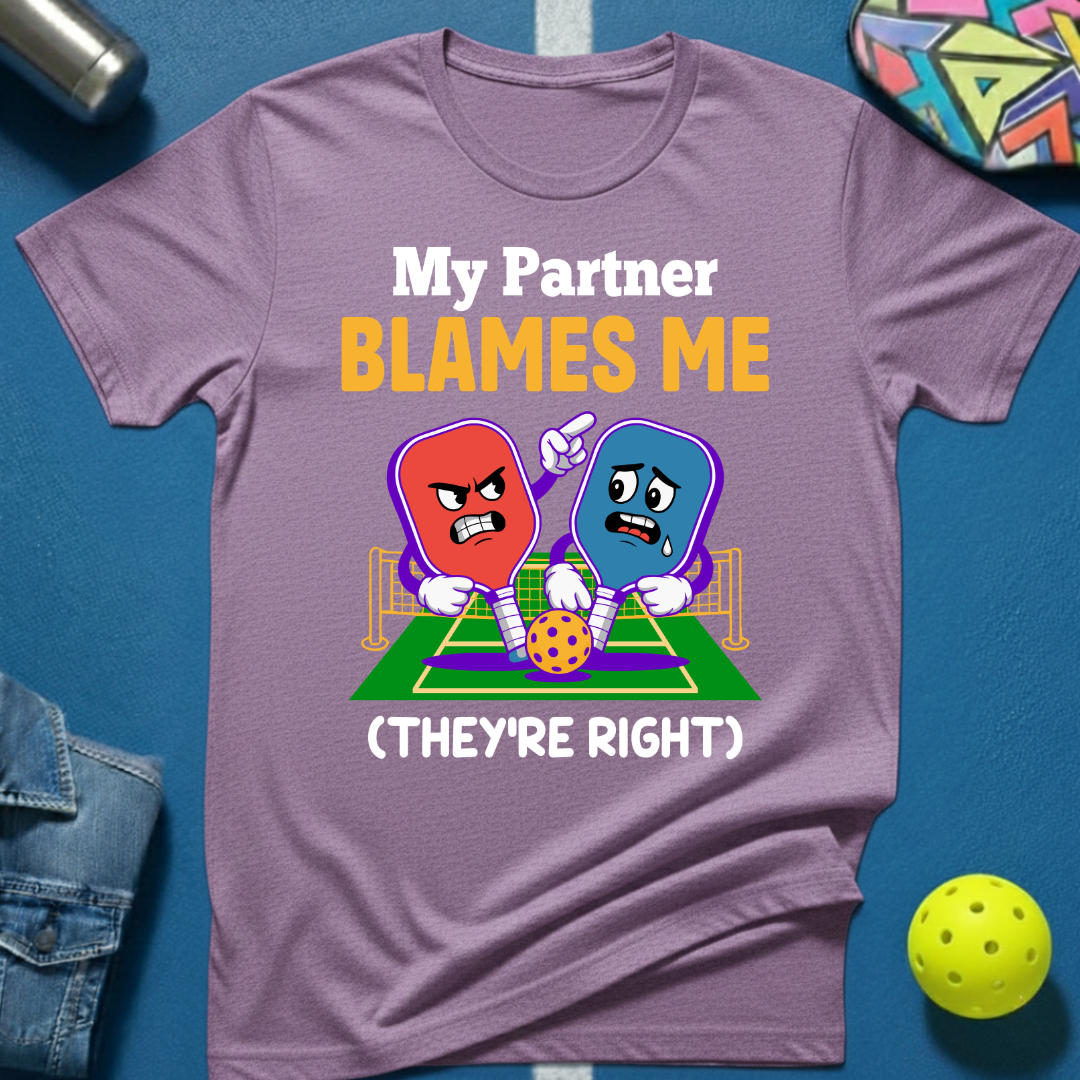 Partner Blames T-Shirt