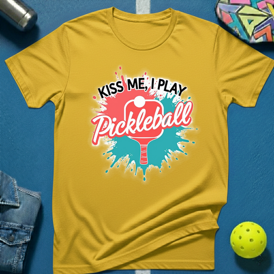 Kiss Me, I Play Pickleball T-Shirt