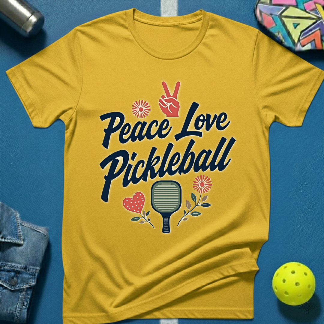 Peace Love Pickleball T-Shirt
