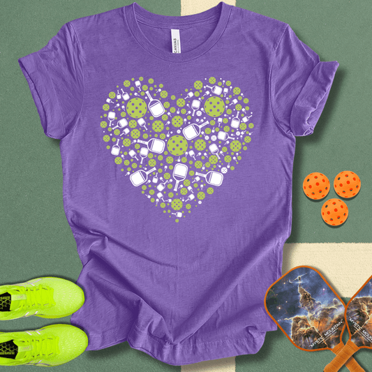 Pickleball Heart T-Shirt