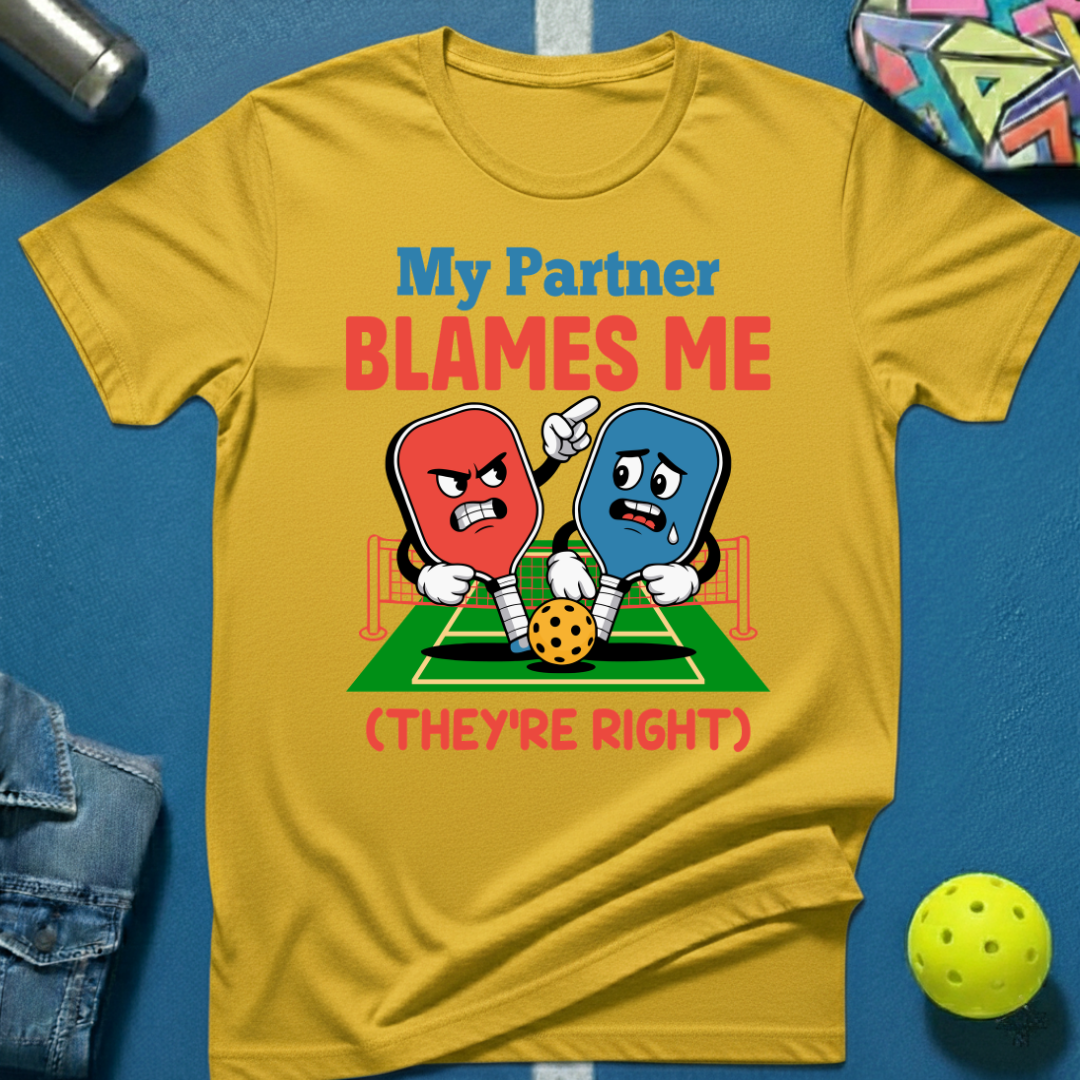 Partner Blames T-Shirt