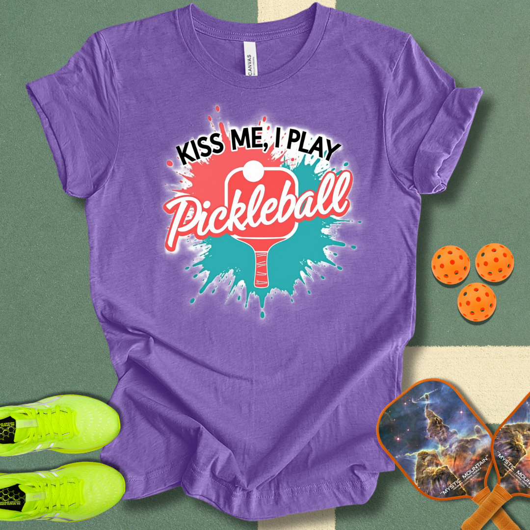 Kiss Me, I Play Pickleball T-Shirt