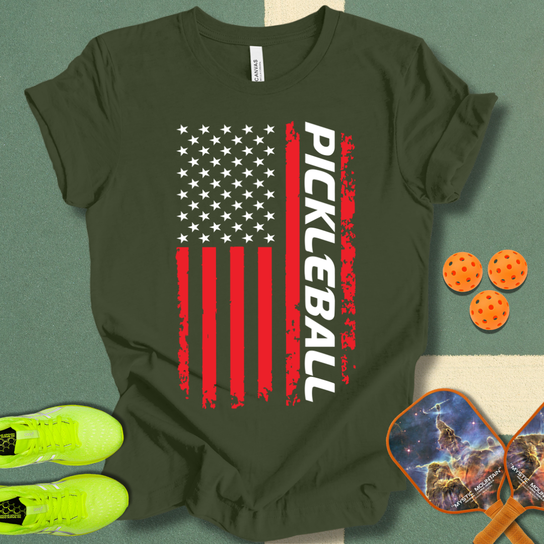 Pickleball Flag T-Shirt