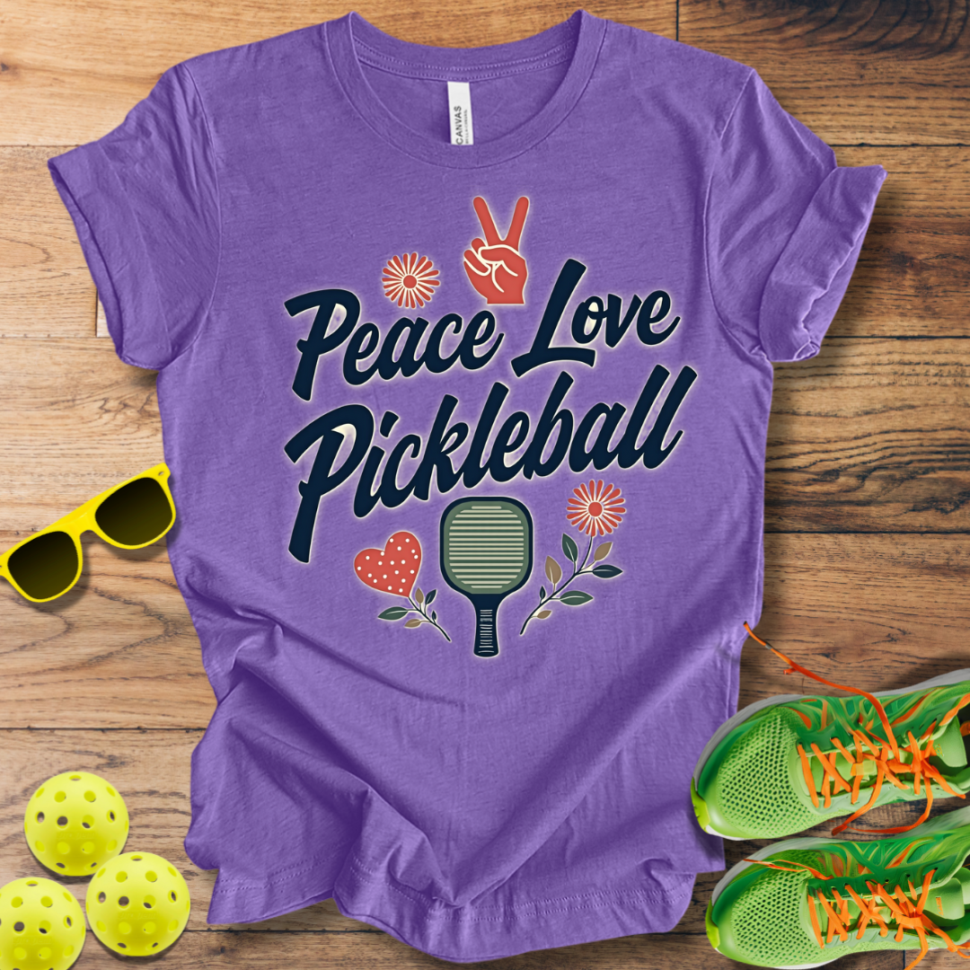 Peace Love Pickleball T-Shirt