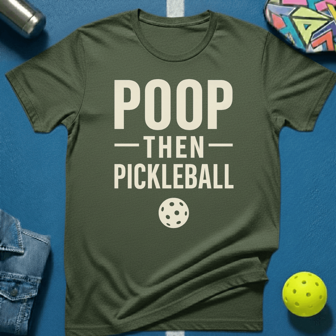 Poop Pickleball T-Shirt