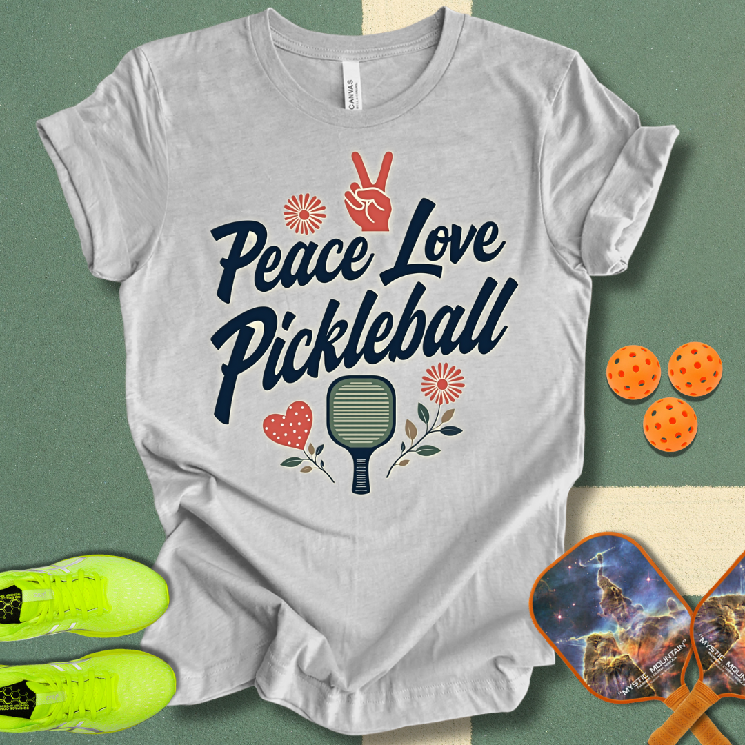 Peace Love Pickleball T-Shirt