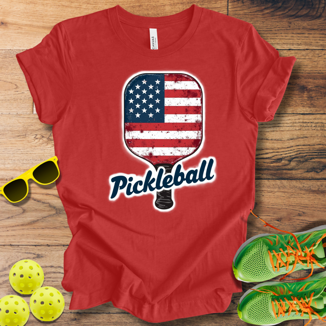 Patriotic Pickleball T-Shirt