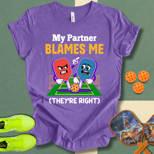 Partner Blames T-Shirt