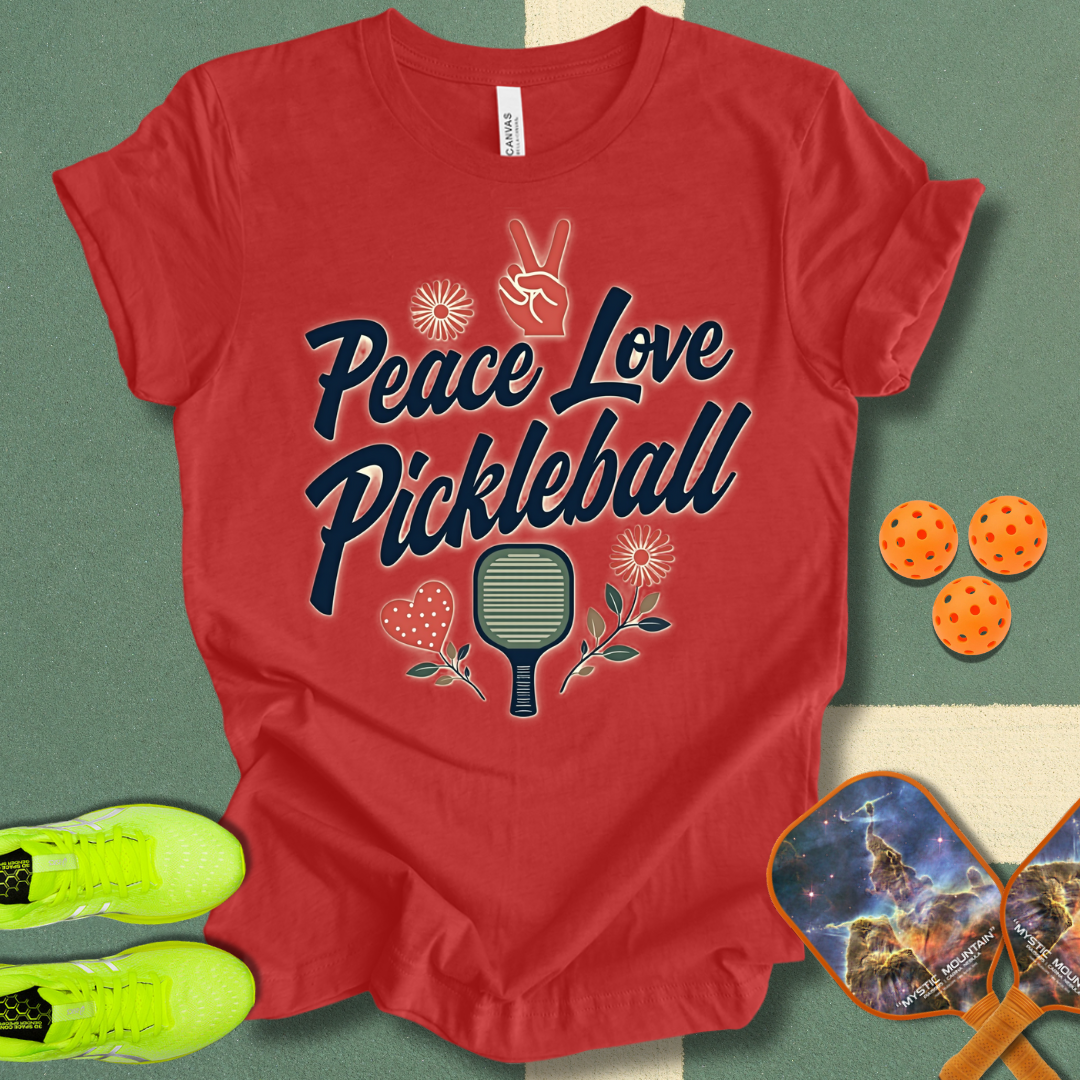 Peace Love Pickleball T-Shirt