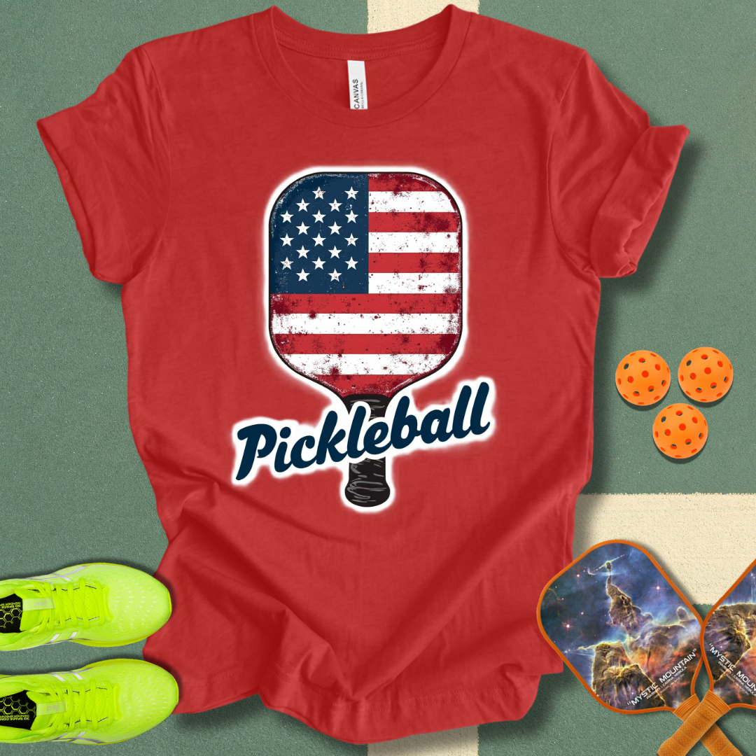 Patriotic Pickleball T-Shirt