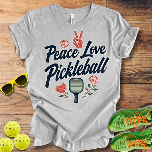 Peace Love Pickleball T-Shirt