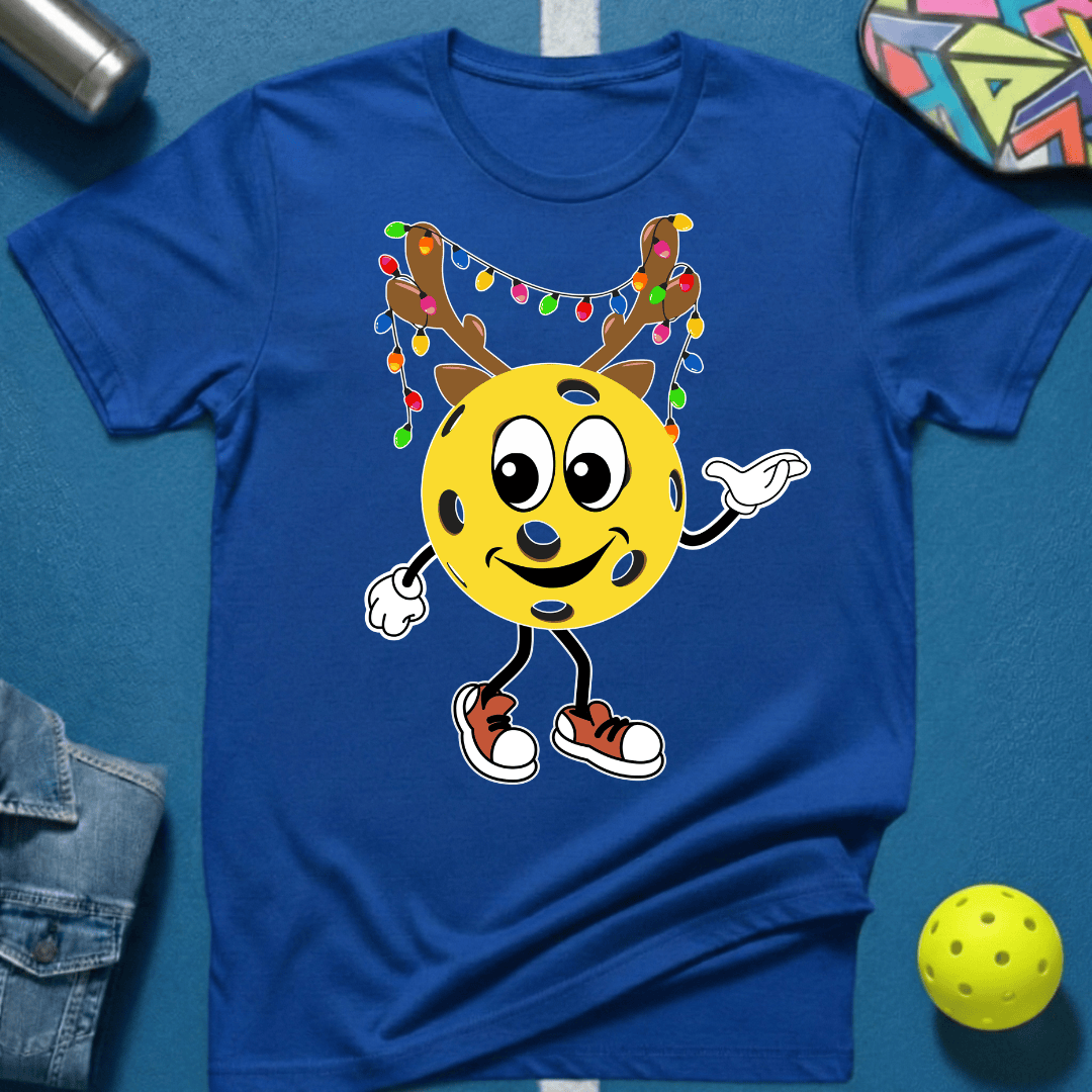 Pickleball Reindeer T-Shirt