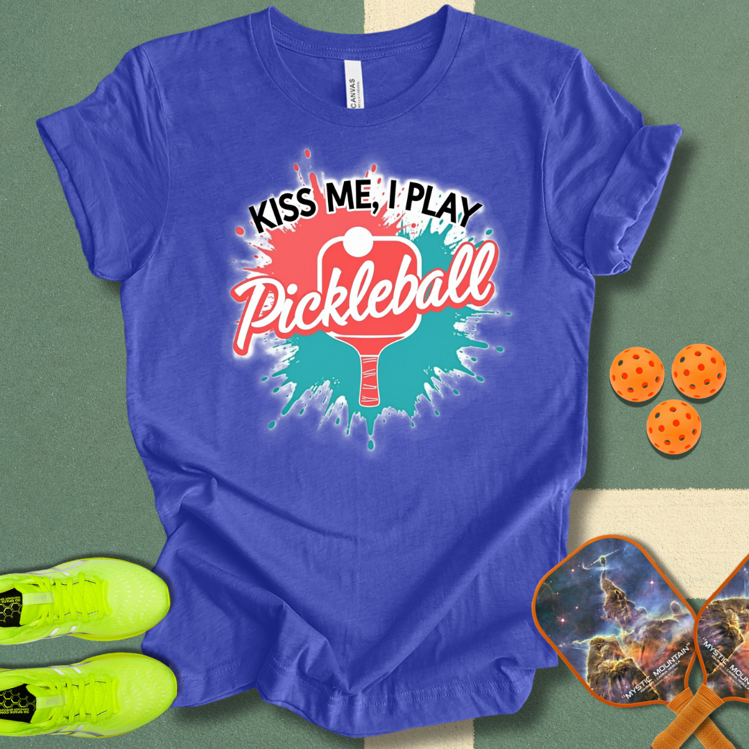 Kiss Me, I Play Pickleball T-Shirt