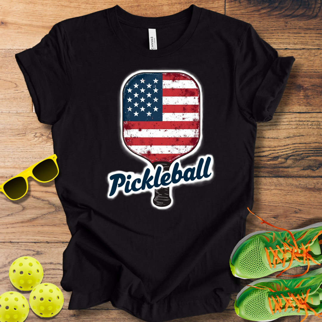 Patriotic Pickleball T-Shirt