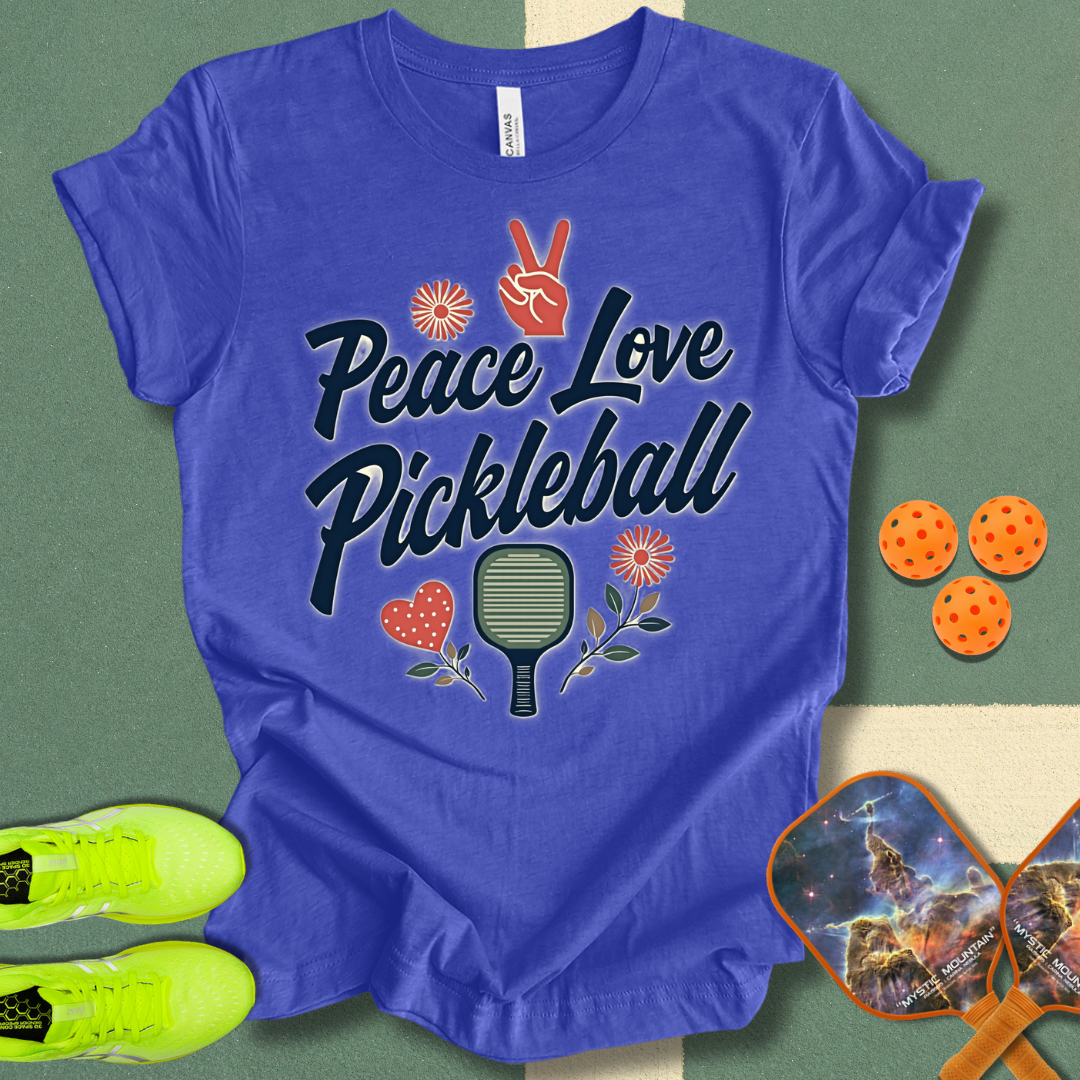 Peace Love Pickleball T-Shirt