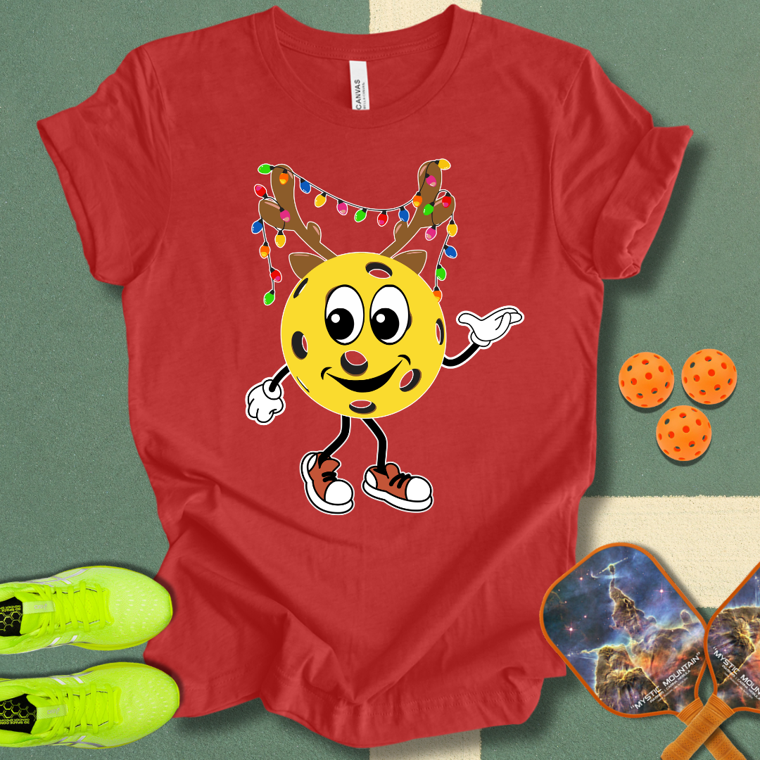 Pickleball Reindeer T-Shirt
