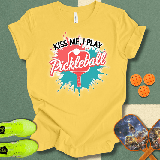 Kiss Me, I Play Pickleball T-Shirt
