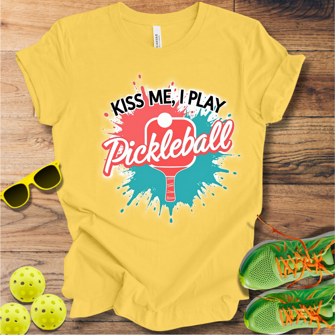 Kiss Me, I Play Pickleball T-Shirt