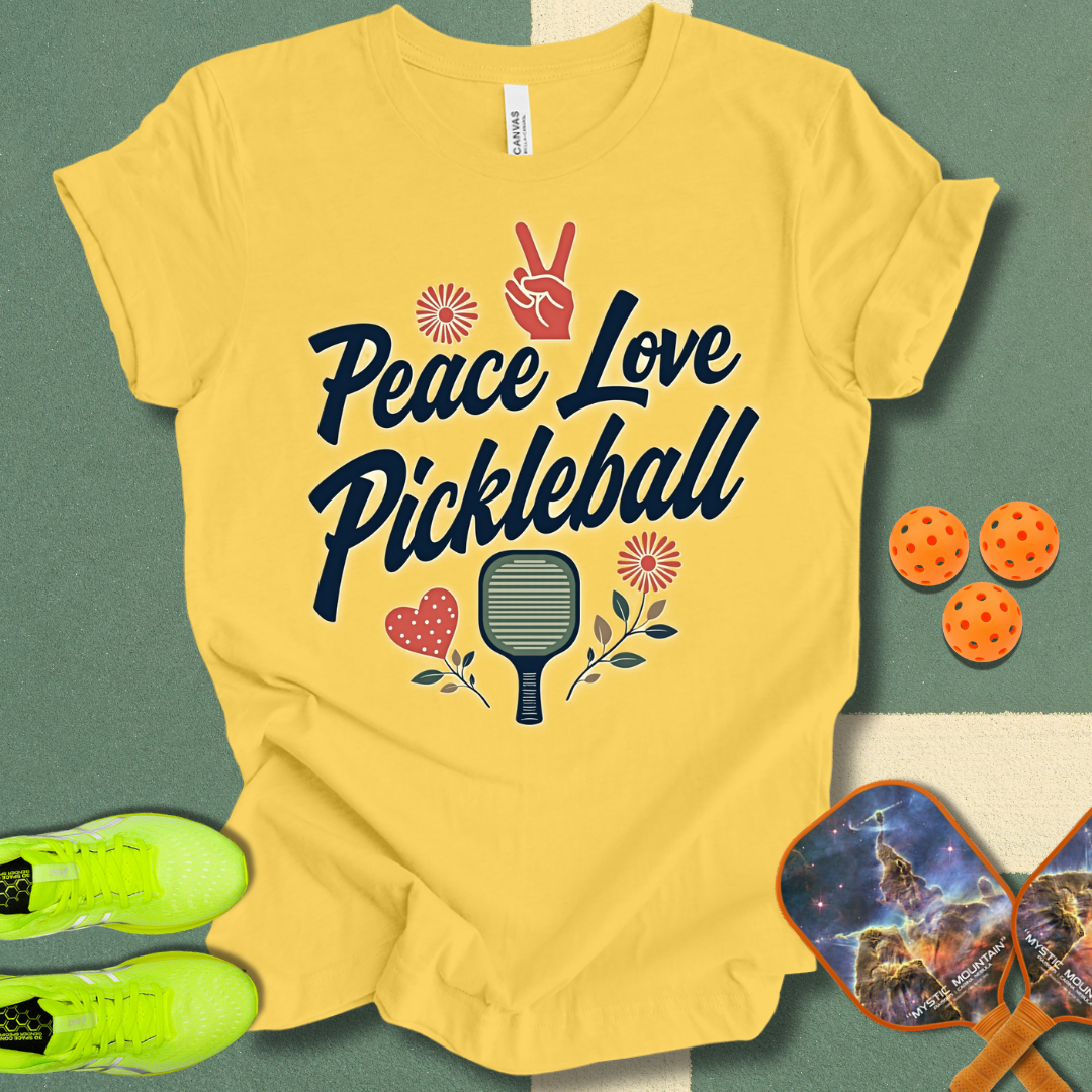 Peace Love Pickleball T-Shirt