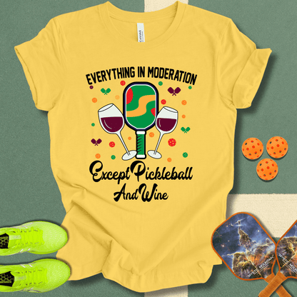 Pickleball and Wine T-Shirt